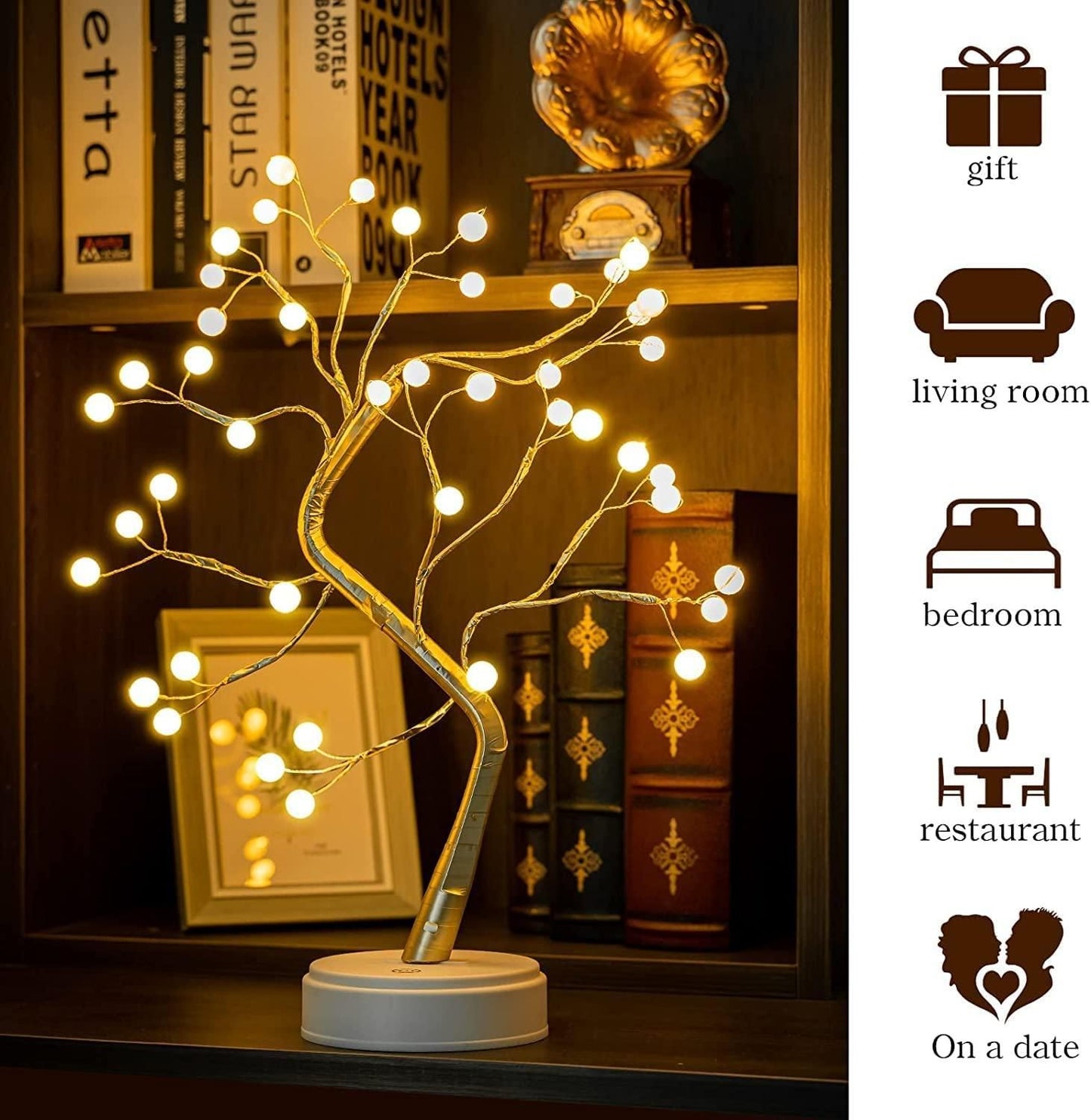 Decorative LED Tree Lamp Table