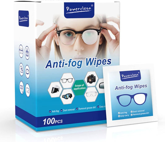 Anti Fog Wipes for Glasses (100 Pcs)